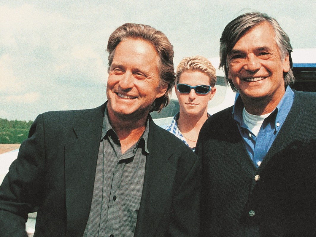 Michael Douglas a Jiří Bartoška