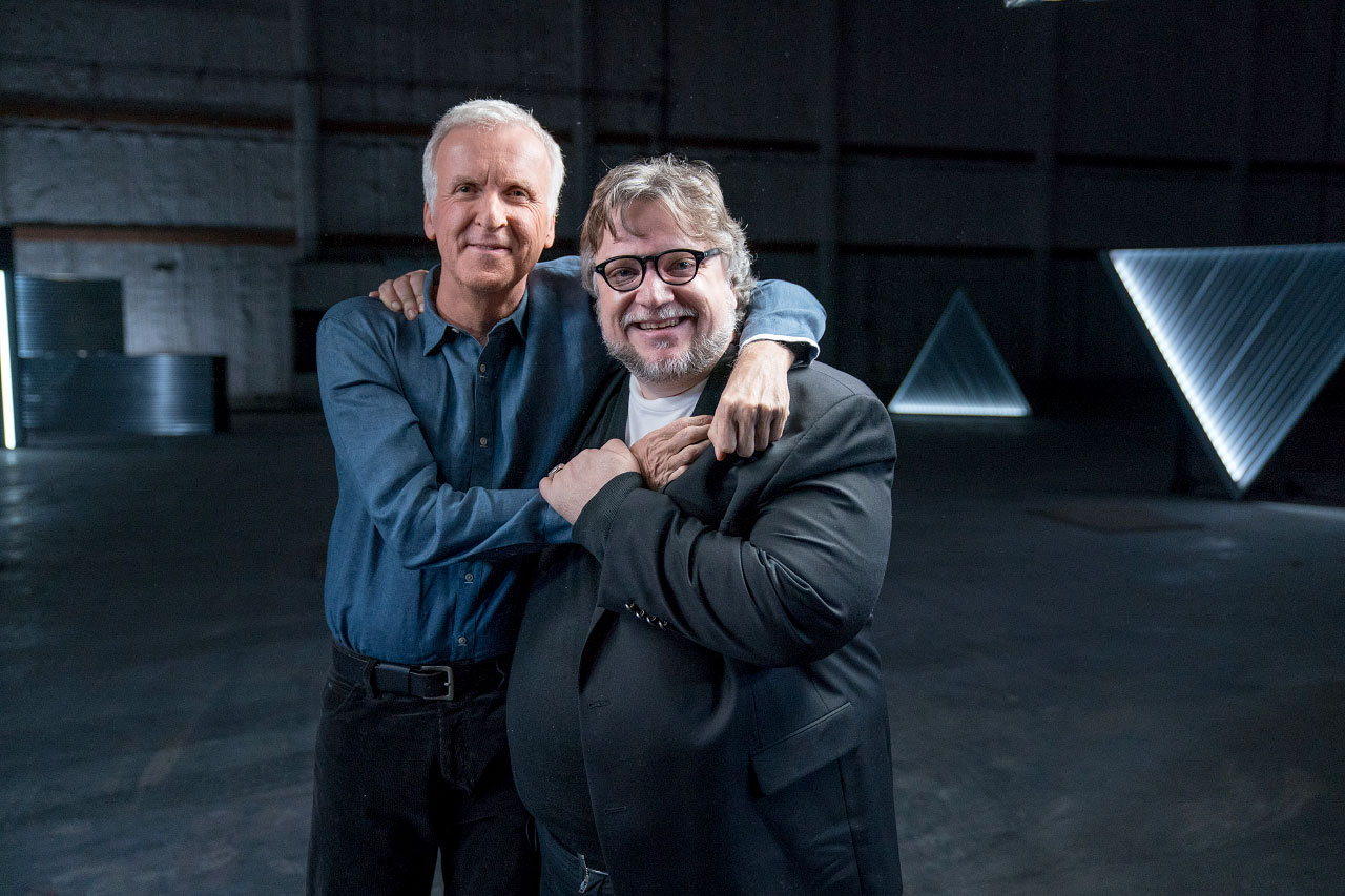 James Cameron a Guillermo del Toro