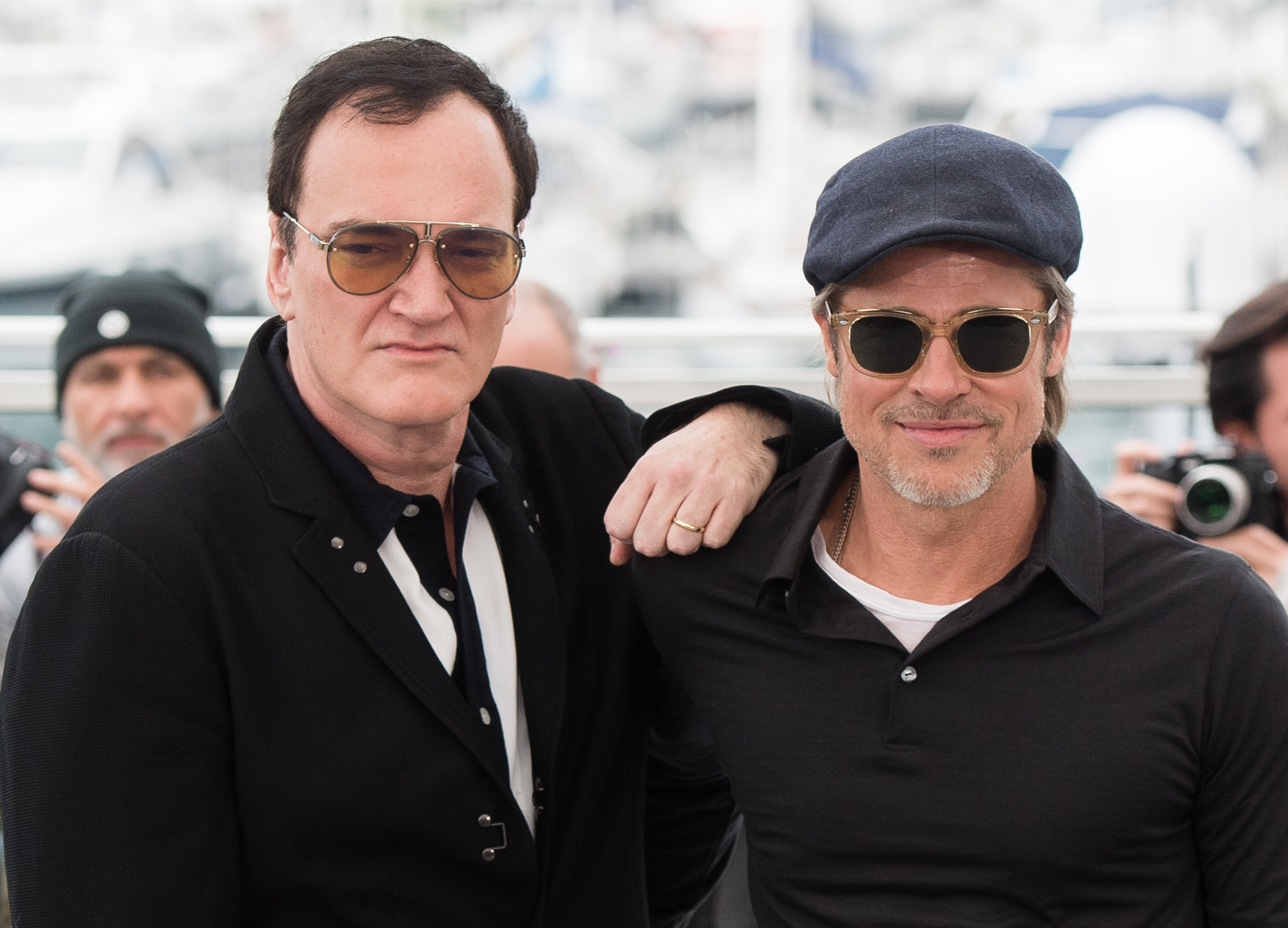 Quentin Tarantino a Brad Pitt