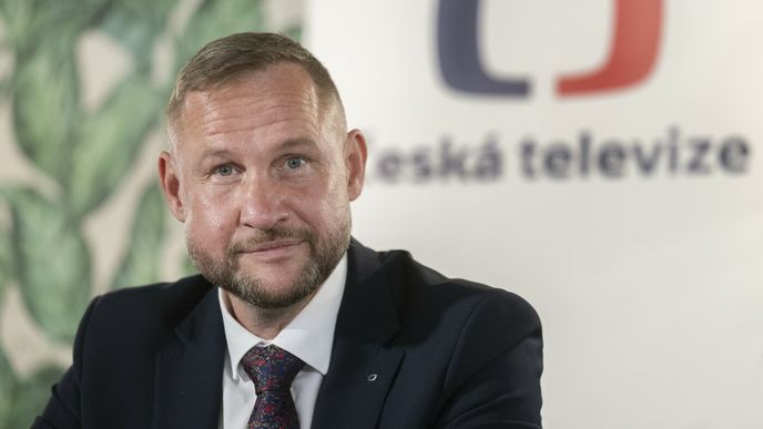 Ředitel České televize Jan Souček.