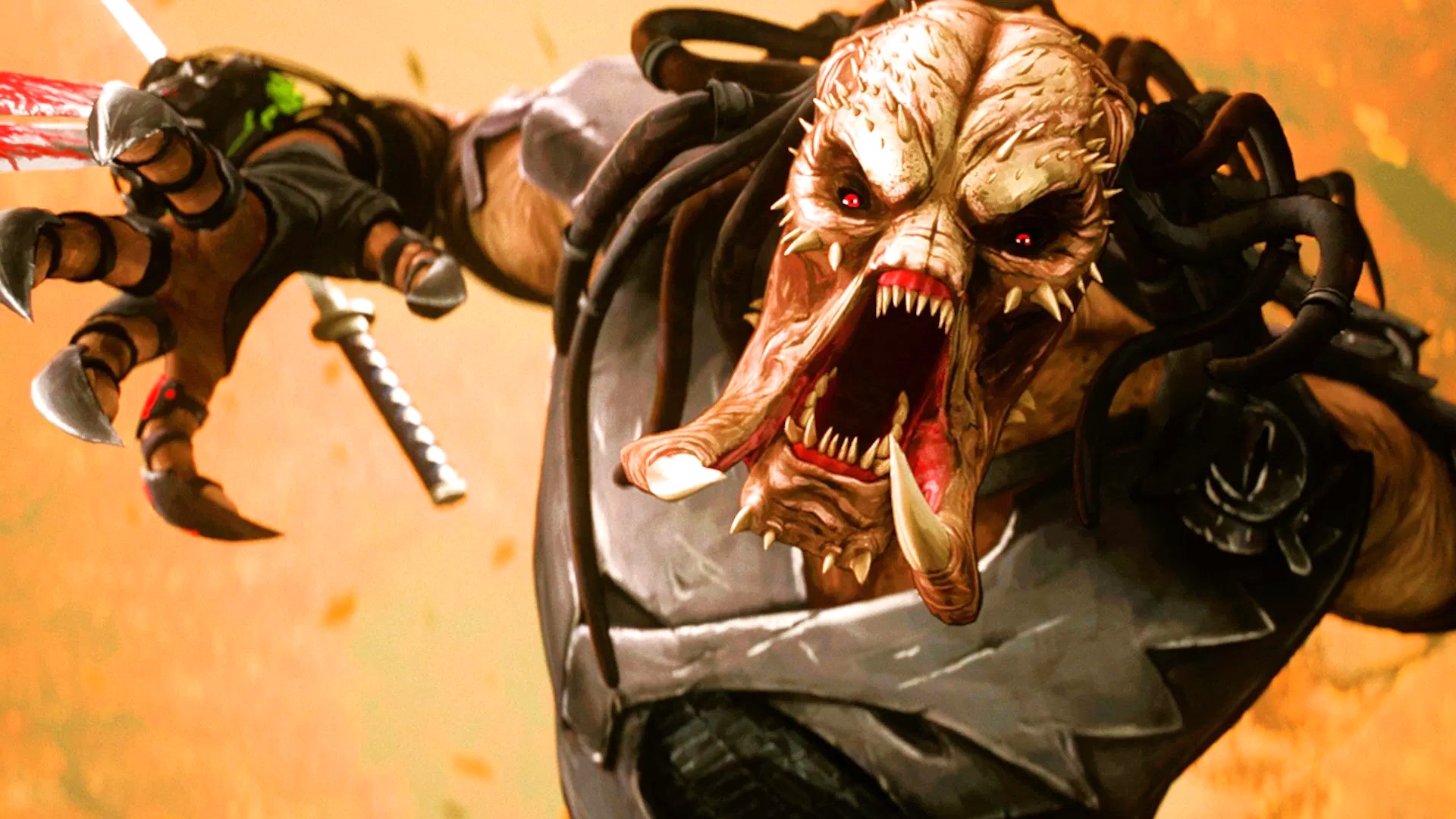 Predátor plní fanouškovské sny. V brutálním traileru porcuje samuraje i vikingy