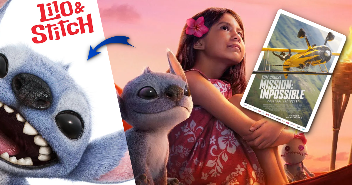 Kinovýhled: Do kin se řítí Tom Cruise v poslední Mission: Impossible i hraní Lilo & Stitch