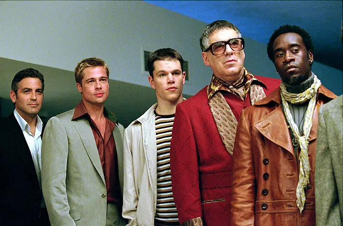 Elliott Gould, Matt Damon, George Clooney, Don Cheadle, Brad Pitt