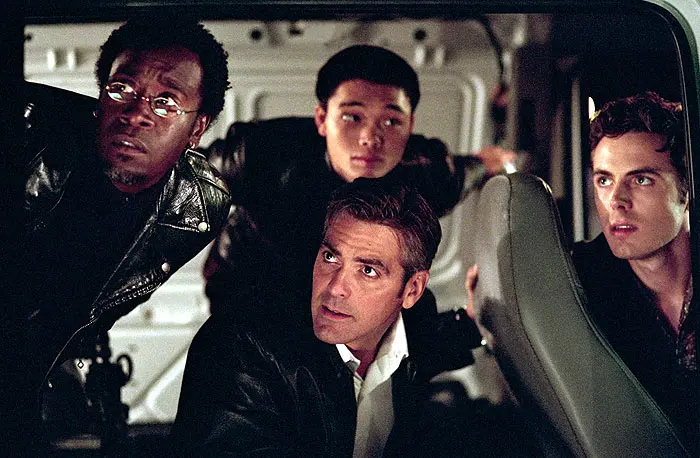 Casey Affleck, Shaobo Qin, George Clooney, Don Cheadle