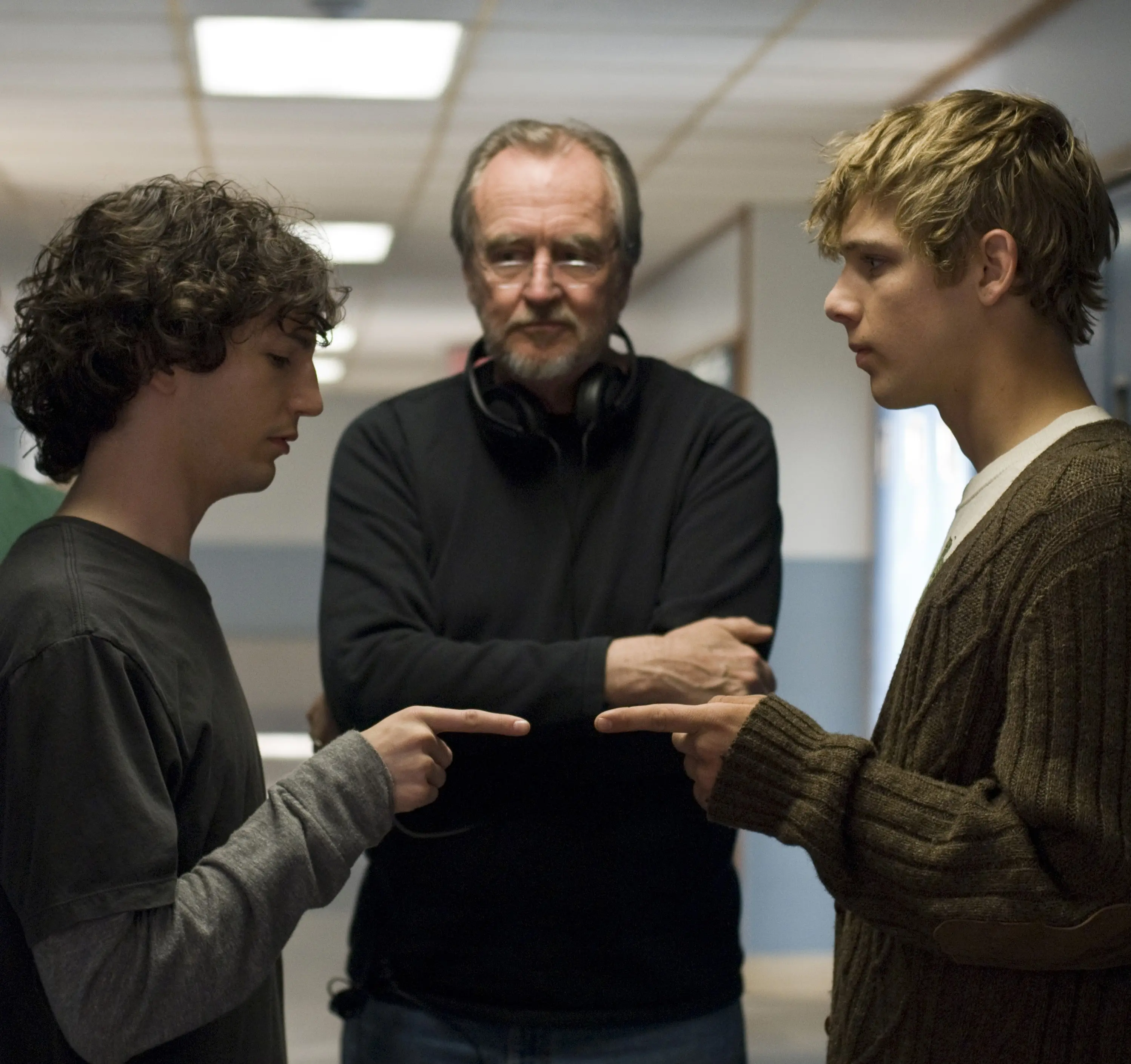 Max Thieriot, Wes Craven, John Magaro