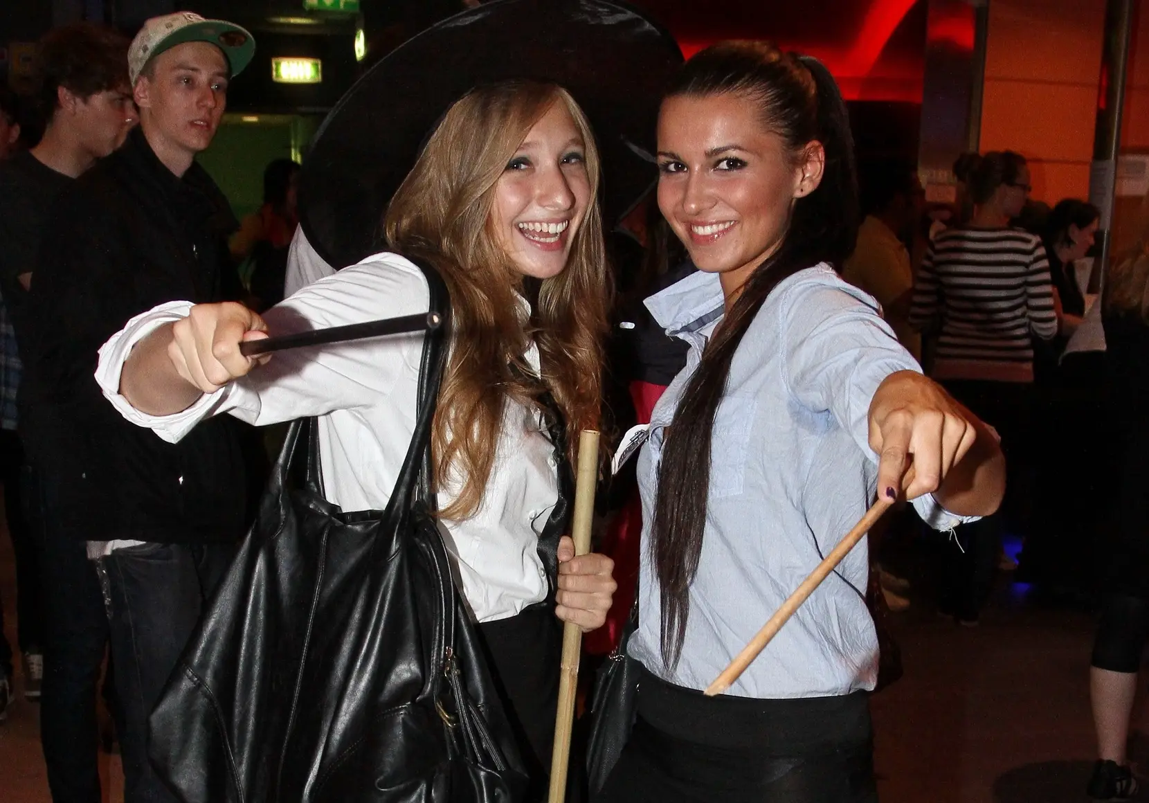 Fotografie z Harryho půlnoční premiéry