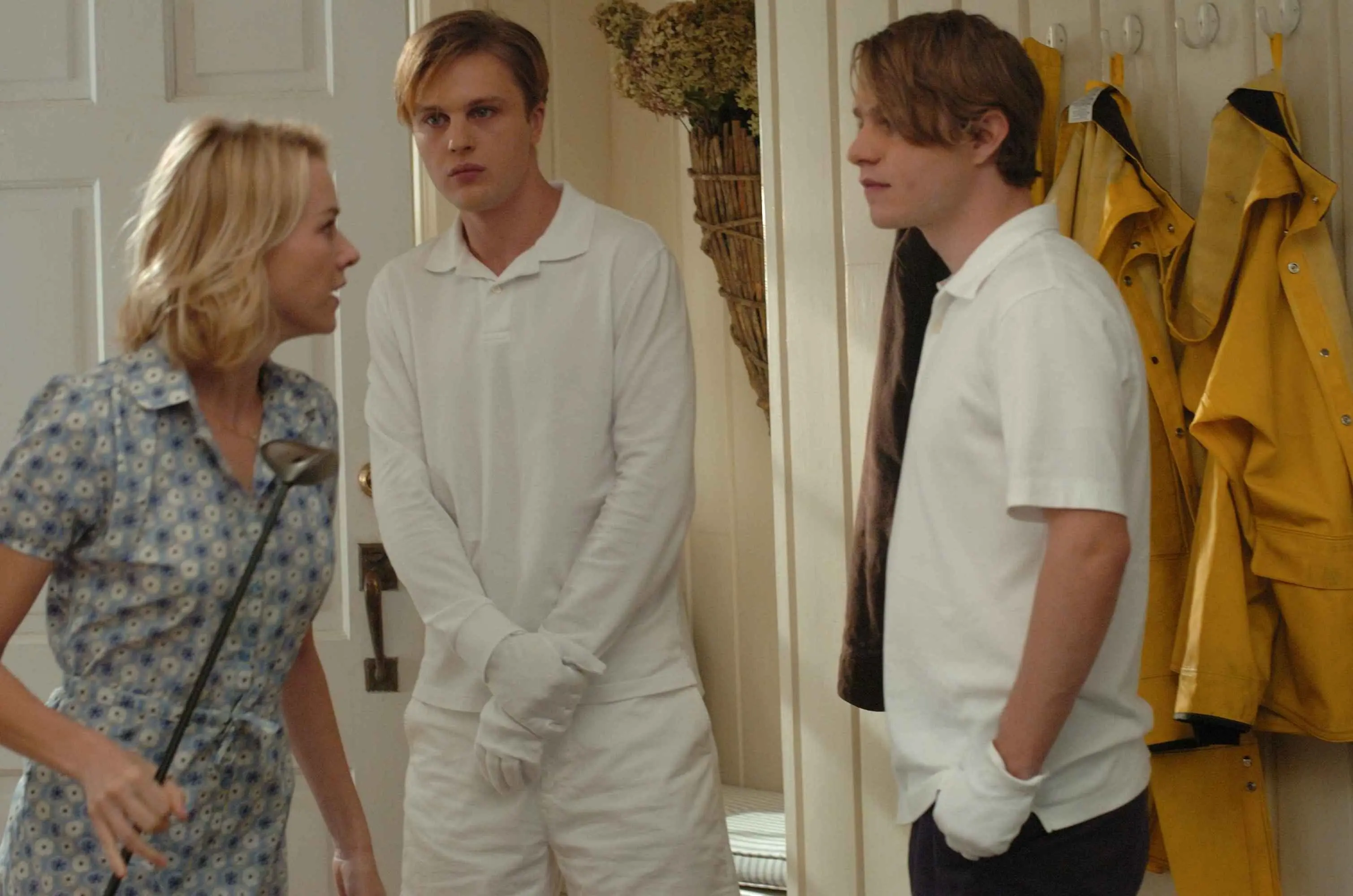 Michael Pitt, Brady Corbet, Naomi Watts