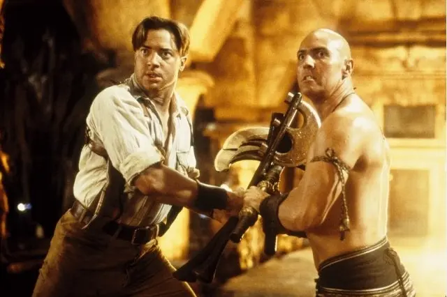 Brendan Fraser, Arnold Vosloo