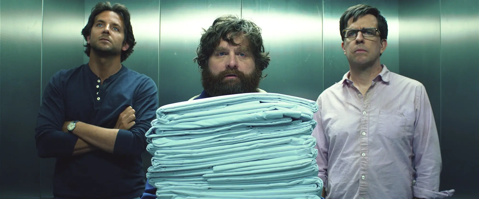 Bradley Cooper, Zach Galifianakis, Ed Helms