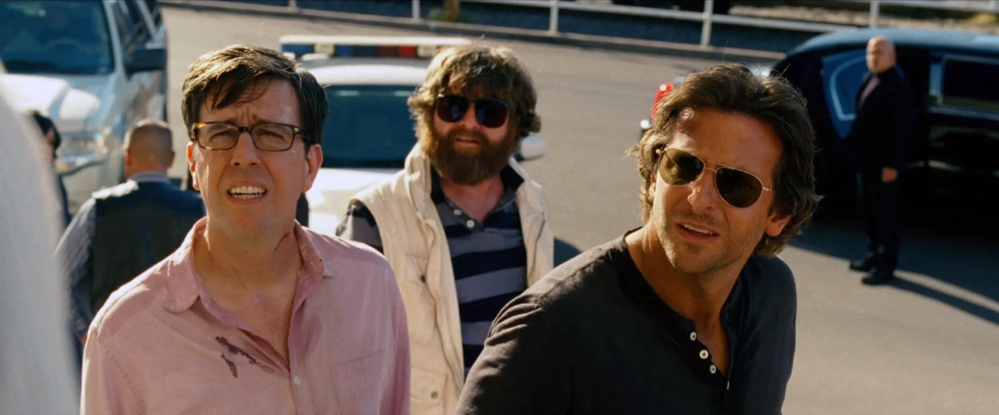 Bradley Cooper, Zach Galifianakis, Ed Helms