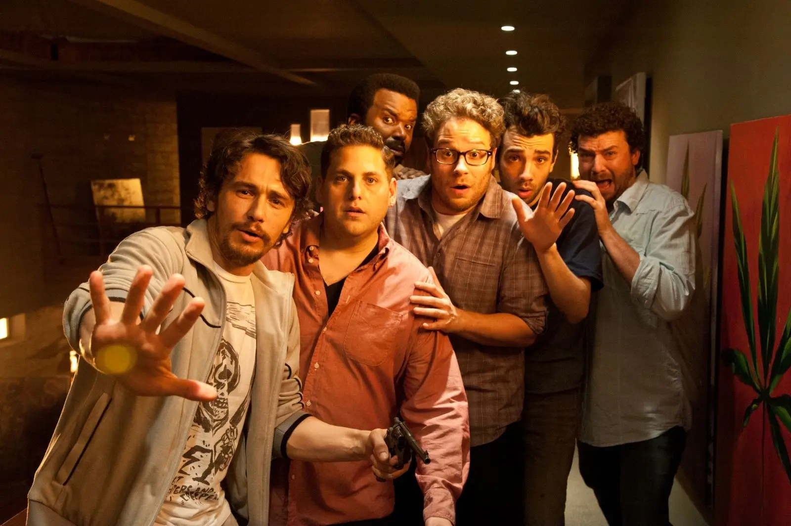 Craig Robinson, Jonah Hill, Danny McBride, Seth Rogen, Jay Baruchel, James Franco