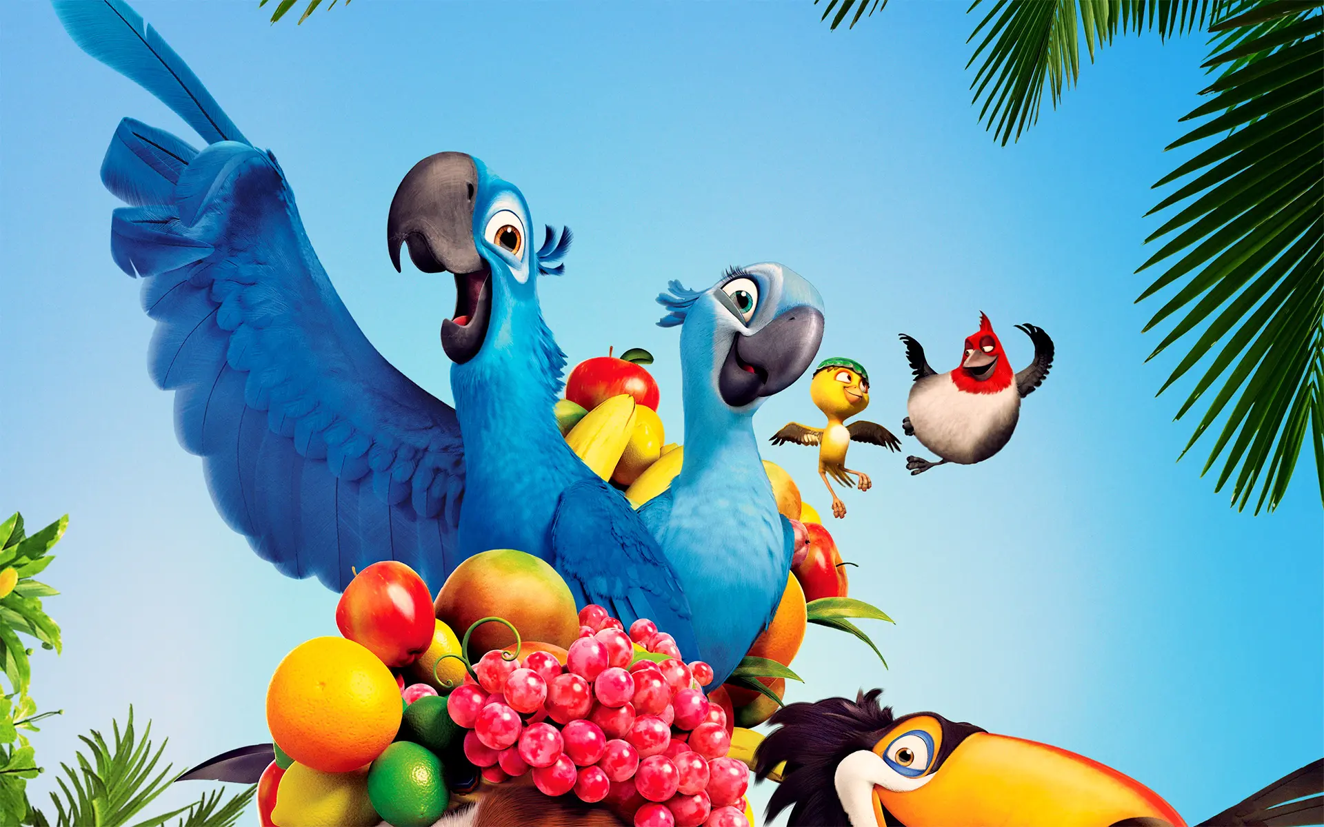 Recenze: Rio 2 - kopie prvního dílu s barevnou rosničkou a mravenečníkem s buřinkou