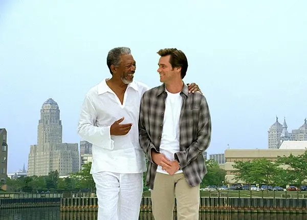 Morgan Freeman, Jim Carrey