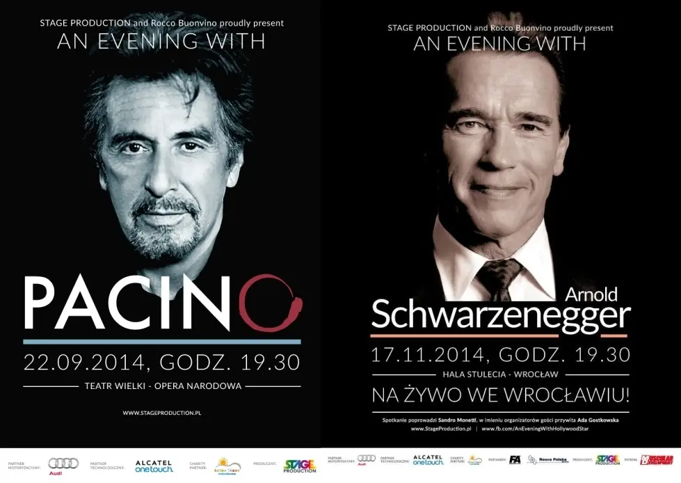 Chcete strávit večer s Al Pacinem a Arnoldem Schwarzeneggerem? Máte možnost!