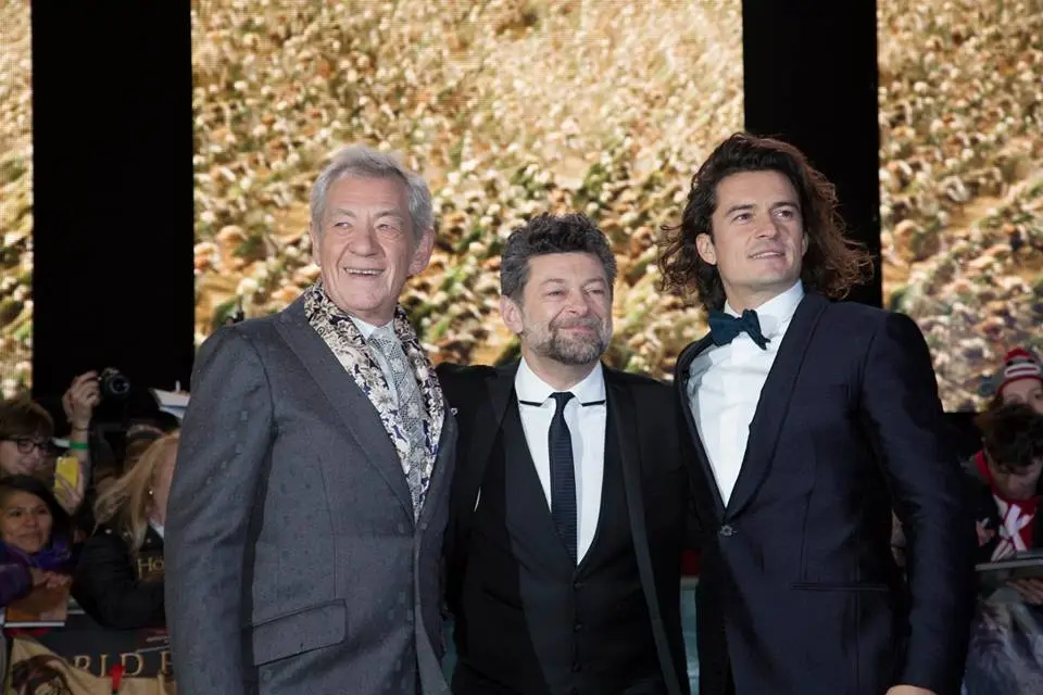 Andy Serkis, Orlando Bloom, Ian McKellen