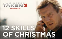 Virální video k 96 hodin: Zúčtování - 12 Skills of Christmas aneb 12 vánočních dnů trochu drsněji