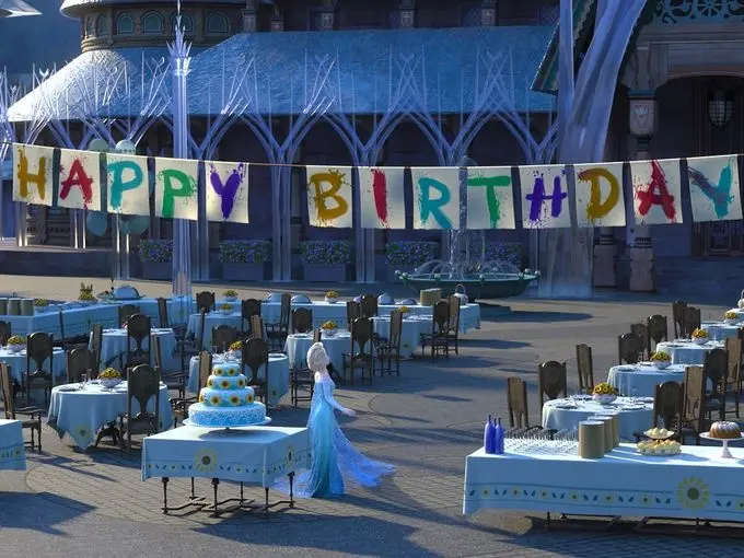 Oslava v Ledovém království