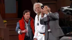 Marty McFly a Doc Brown se stavili u Jimmyho Kimmela a byla z toho velkolepá show