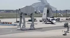 Frankfurtské letiště 2015, konec reality, začátek Star Wars!