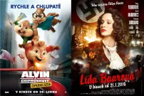 CZ tržby: Lída Baarová a Chipmunkové se přetahují o diváky