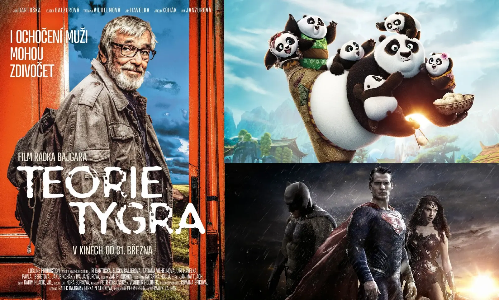 CZ tržby: Bartoška se postavil své ženě, Batmanovi, Supermanovi a Kung Fu Pandě! Jak to dopadlo?