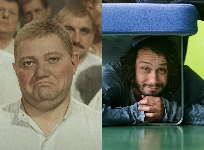 Švejk Josef poslušně hlásí, že má finanční podporu fondu, režiséra Slámu a herce Lišku