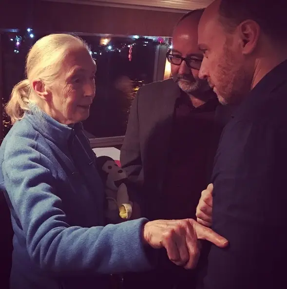 Jane Goodall, Miroslav Bárta, Petr Horký