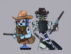 Roboti seriálu Westworld jako Terminátor, Robocop, Bender a další