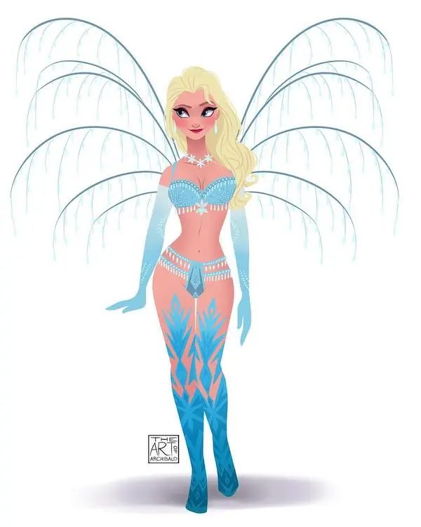 Disneyho princezny v té nejméně pravděpodobné podobně - v sexy prádélku