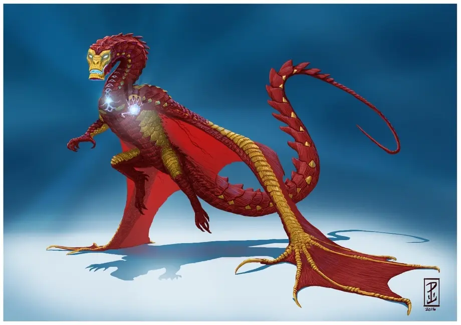 Oblíbení hrdinové komiksů v monstrózní dračí podobě