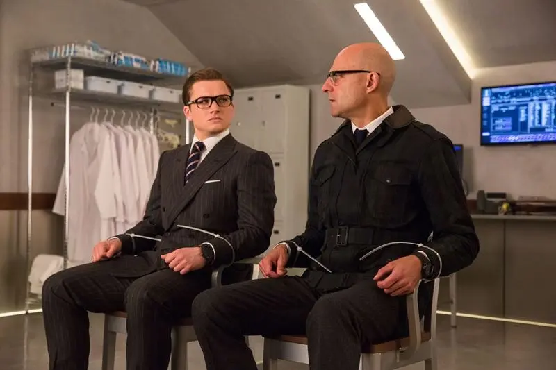 Taron Egerton, Mark Strong