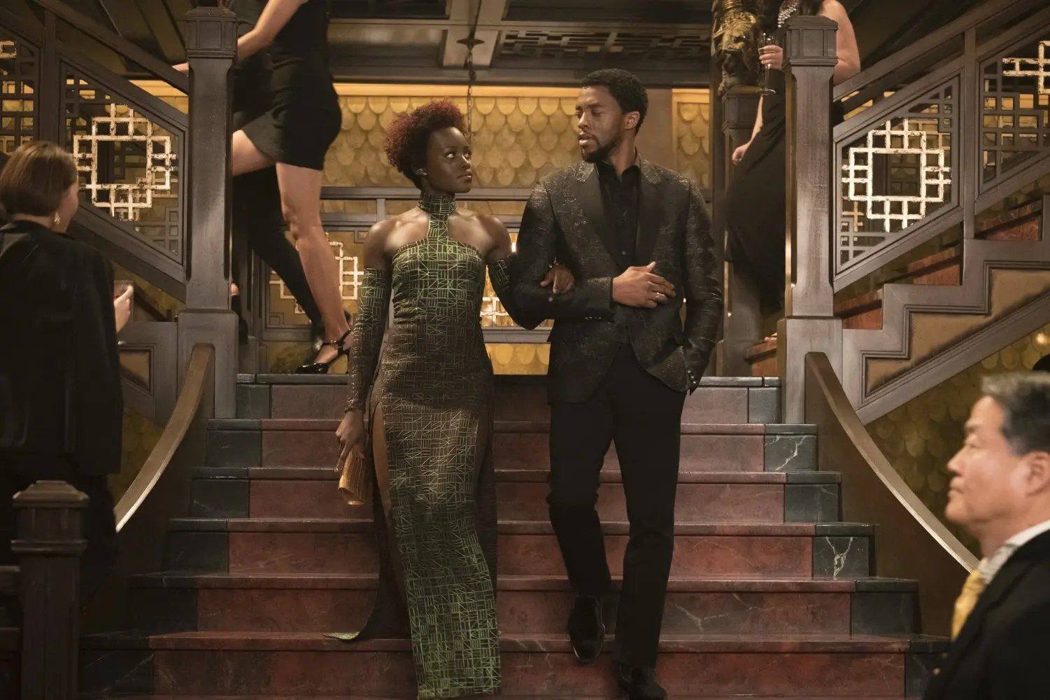 Lupita Nyong'o, Chadwick Boseman