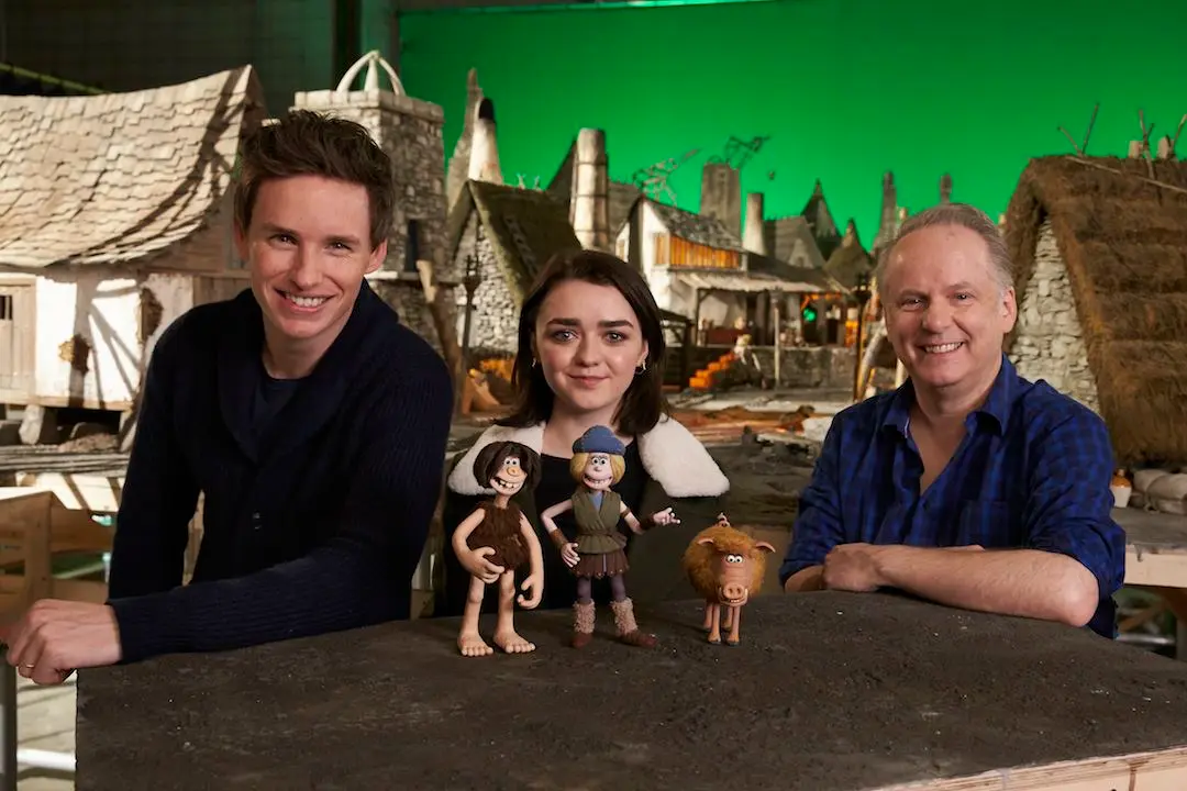 Nick Park, Maisie Williams, Eddie Redmayne