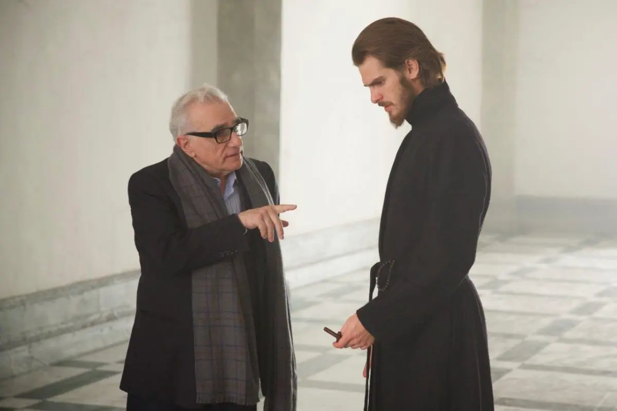 Martin Scorsese a Andrew Garfield