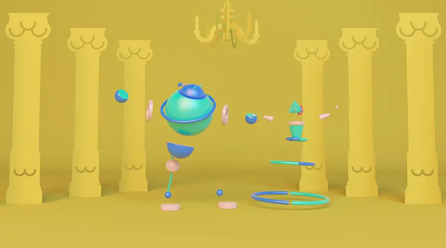 Hrdinové Disneyho filmů ve 3D geometrické podobě. Poznáte je?