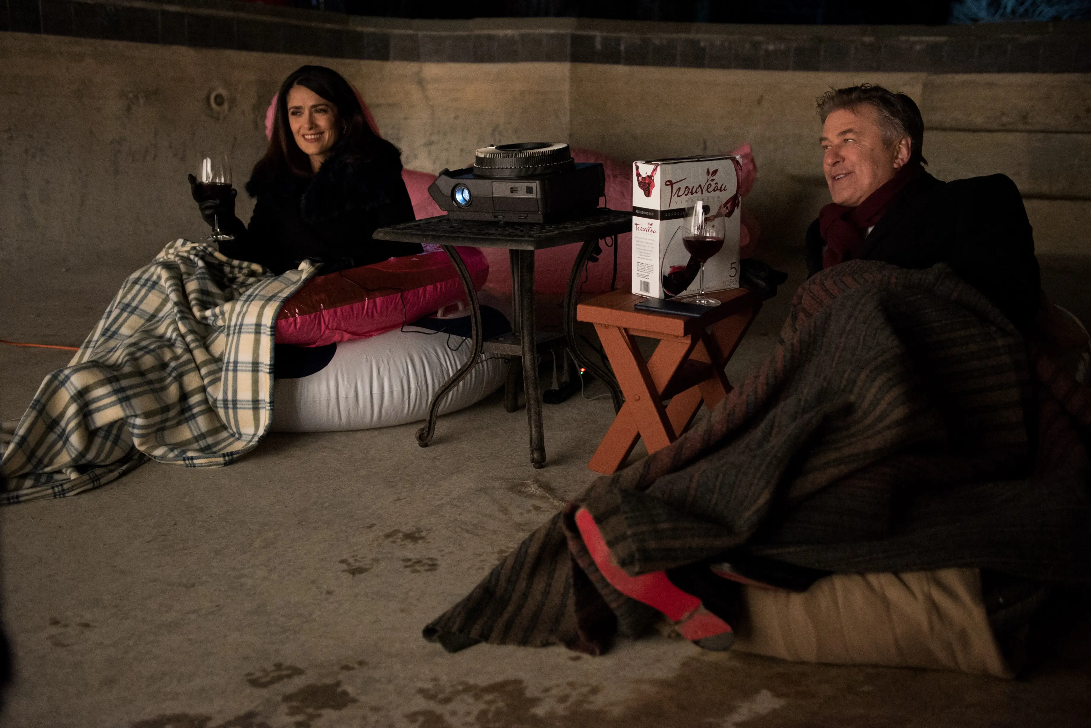 Salma Hayek, Alec Baldwin