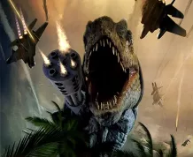 Trailer: Třetí světovou válku může vyřešit jen ozbrojený dinosaurus!