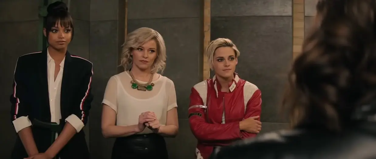 Elizabeth Banks, Naomi Scott, Kristen Stewart