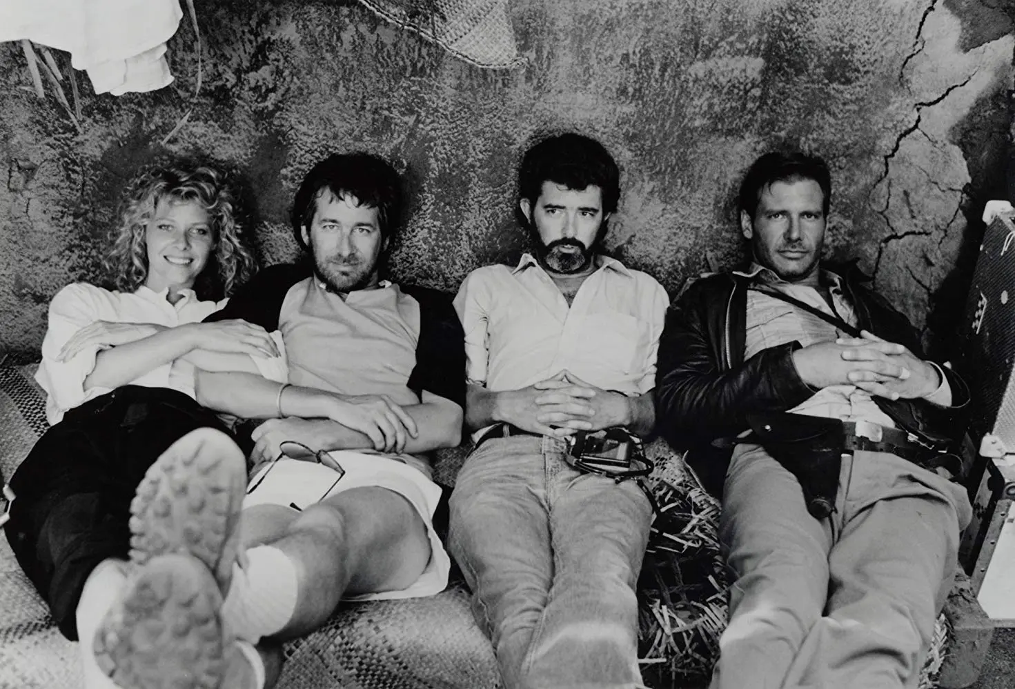 Steven Spielberg, George Lucas, Kate Capshaw, Harrison Ford