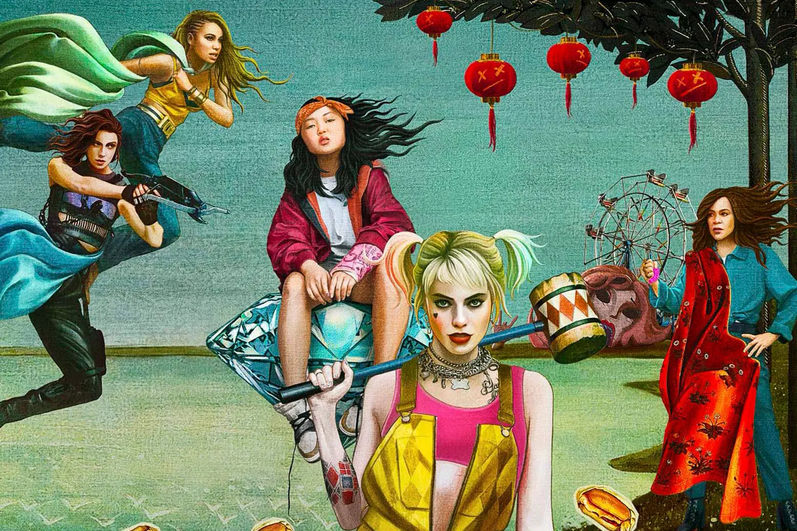 Harley Quinn a její parťačky se připomínají na nových obrázcích