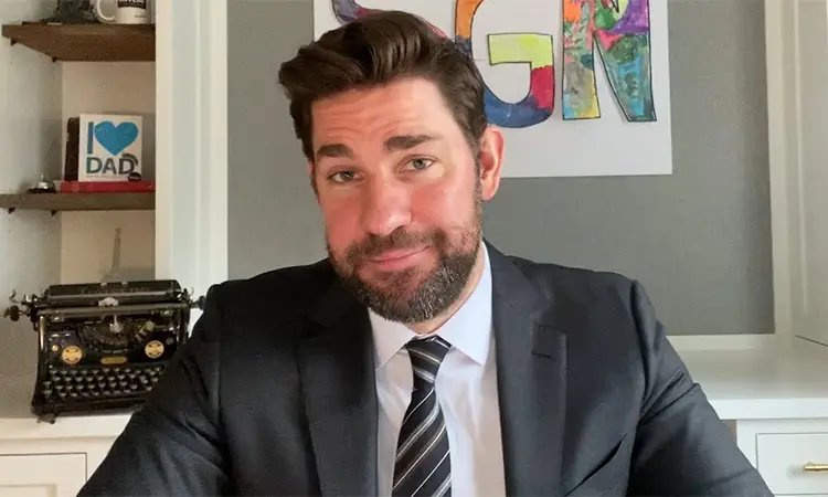 Herec John Krasinski pozitivní. Ale jinak, než si nejspíš myslíte