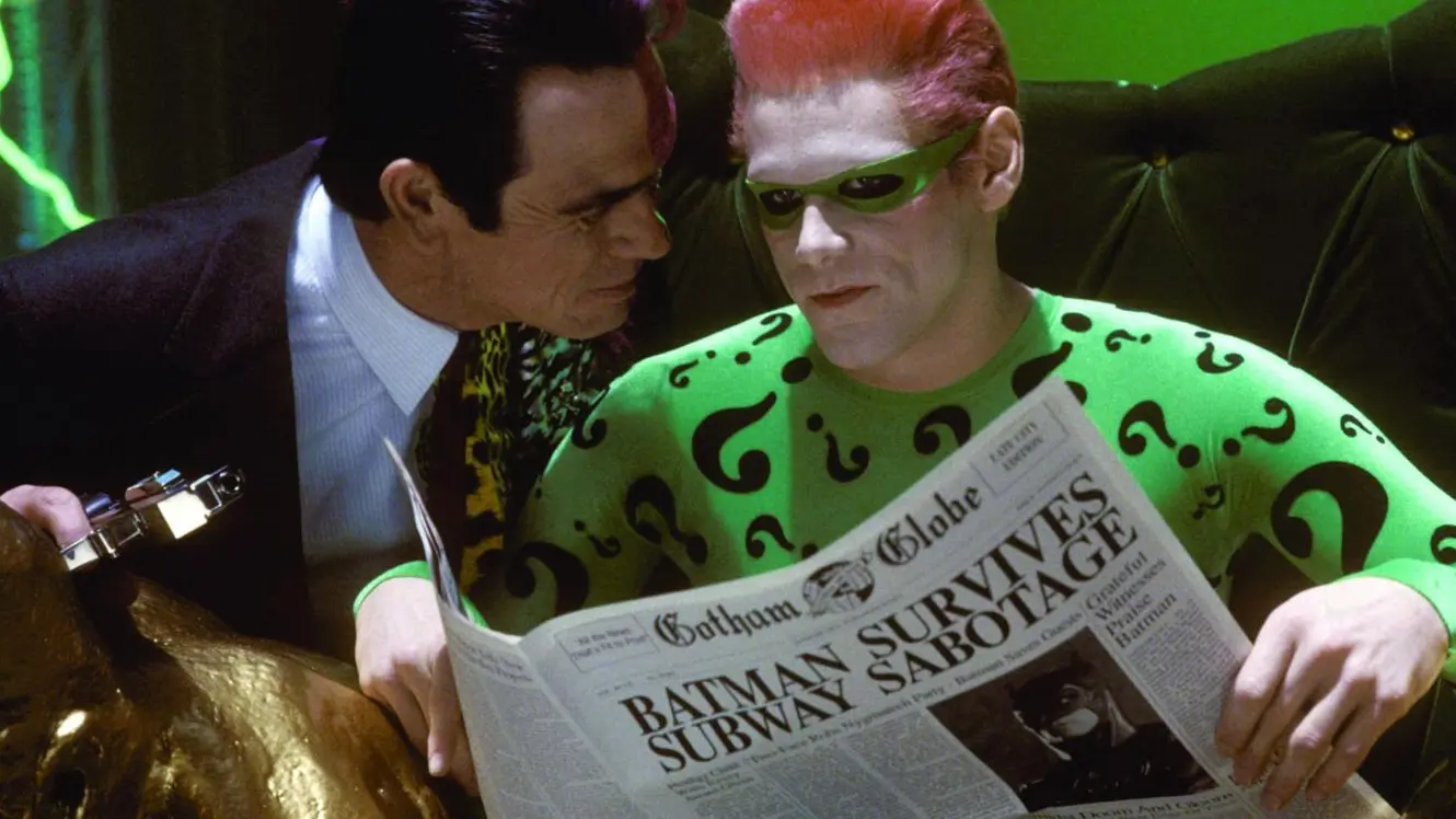 Batman navždy: Jim Carrey nemá na natáčení nejlepší vzpomínky - kolega ho nesnášel
