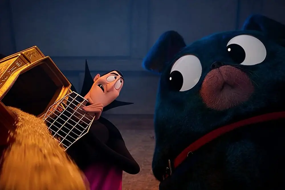 Drákulovy lapálie s přerostlým štěnětem. Nový kraťas láká na čtvrtý Hotel Transylvánie. K dispozici je zdarma online