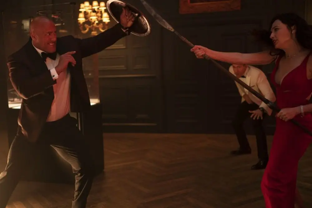 Ryan Reynolds, Dwayne Johnson, Gal Gadot