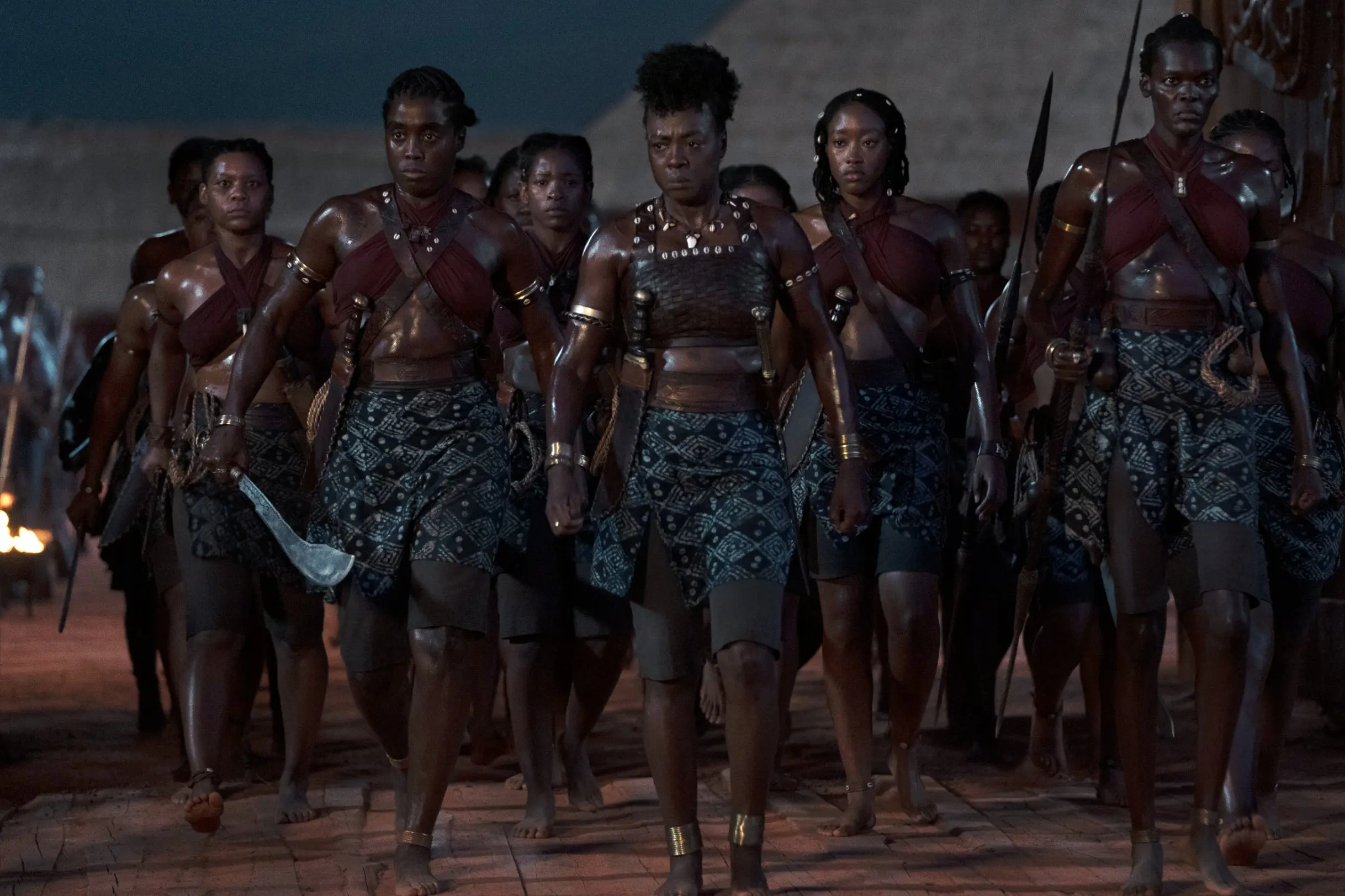 Sheila Atim, Viola Davis, Lashana Lynch