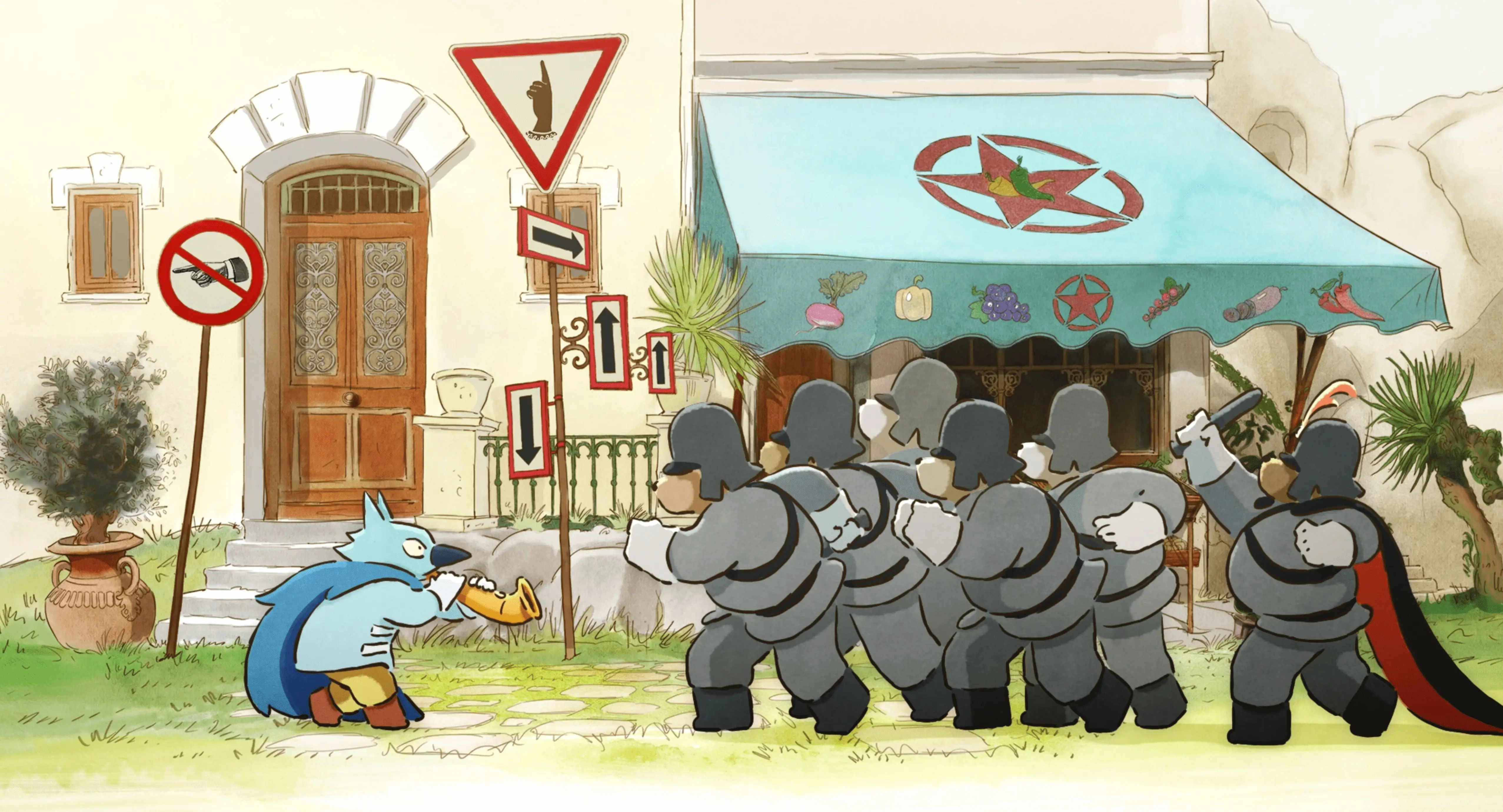 Myška a medvěd na cestách