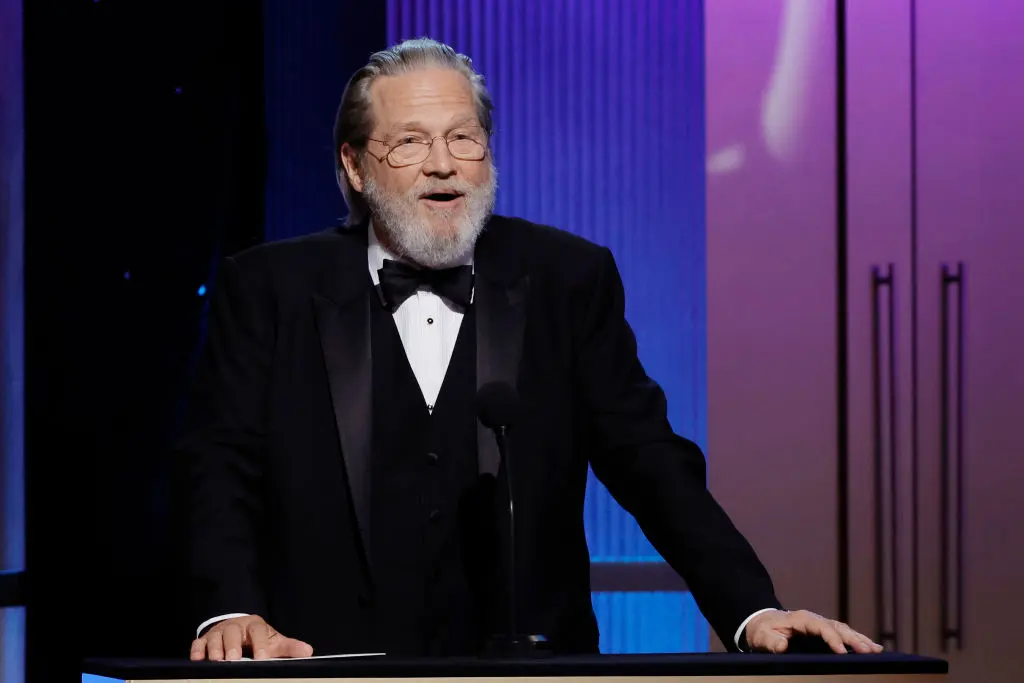Jeff Bridges na předávání hereckých cen v roce 2023