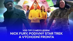 Nick Fury z Marvelu v seriálu, podivný Star Trek a mrazivé záběry z Ukrajiny