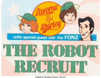 Laverne & Shirley with the Fonz