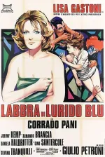 Labbra di lurido blu